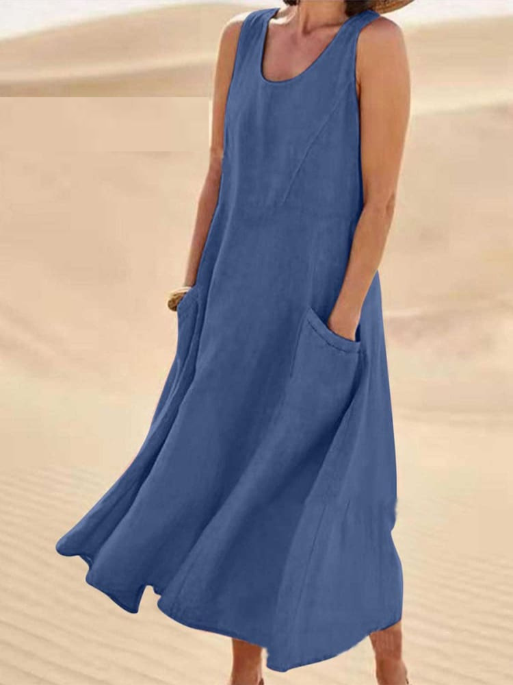 Emily - Elegante Vestido de Verano con Cobertura Abdominal